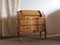 Vintage Italian Walnut Chatol Writing Desk in Inlaid Marquetry, 1950s 8