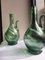 Blue-Green Blush Glass Decanters, Set of 2 4