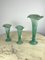 Lámparas de cristal de Murano verde, Italia, años 80. Juego de 3, Imagen 5