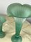 Green Murano Glass Lamps, Italy, 1980s, Set of 3 7