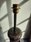 Pie de lámpara sueco con pantalla cilíndrica de seda Doupion, Imagen 14