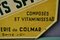 Assiette Publicitaire Spitz Colmar Foods Vintage 2