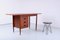 Small Teak Drop Leaf Writing Desk from Arne Vodder, 1950s 17