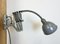 Industrial Grey Scissor Wall Lamp from Elektroinstala, 1960s 12