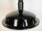 Industrial Black Enamel Ceiling Lamp from Elektrosvit, 1950s 8