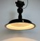 Industrial Black Enamel Ceiling Lamp from Elektrosvit, 1950s 16