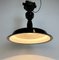 Industrial Black Enamel Ceiling Lamp from Elektrosvit, 1950s, Image 16