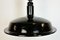 Industrial Black Enamel Ceiling Lamp from Elektrosvit, 1950s 11