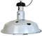 Large Industrial Grey Enamel Factory Lamp, 1950s 1