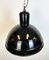 Industrial Black Enamel Factory Pendant Lamp, 1950s 6