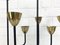 Large Scandinavian Brass & Metal Candleholders by Gunnar Ander for Ystad Metall, Sweden, 1950s, Set of 2 7