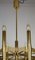 Vintage Brass Chandelier, 1970s, Image 17