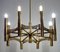 Vintage Brass Chandelier, 1970s 4