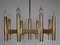 Vintage Brass Chandelier, 1970s, Image 3