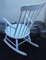 Vintage Rocking Chair in White-Painted Beech, 1970s 2