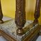 Swedish Gold Stucco & Marble Plant Stand, 1890s 6