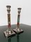 Red Cloisonné and Metal Candlestick 10