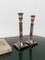 Red Cloisonné and Metal Candlestick 5