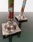 Red Cloisonné and Metal Candlestick 11