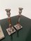 Red Cloisonné and Metal Candlestick 12