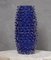Mid-Century Italian Murano Round Blue Color Vase, 1970s 1