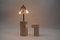 Lámpara de mesa de travertino de Giuliano Cesari para Nucleo Sormani, años 60, Imagen 5