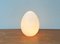 Vintage French Model Dum-Dum Egg Glass Table Lamp from SCE, 1980s 16