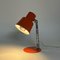 Vintage Orange Metal Desk Lamp attributed to Targetti Sankey, 1970s, Image 12