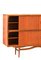 Dänischer Schrank aus Teak mit Schiebetüren & Barschrank, 1960er 14