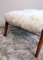 Vintage Italian Benches with Mongolian Sheepskin, 1950, Set of 2, Image 13