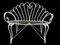 Provencal Wrought Iron Bench, 1960s 1