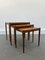 Nesting Tables in Teak, Denmark, 1960s, Set of 3, Image 6