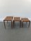 Tables Gigognes en Teck, Danemark, 1960s, Set de 3 9