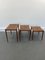 Tavolini ad incastro in teak, Danimarca, anni '60, set di 3, Immagine 9