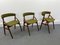 Chaises Scandinaves en Teck, 1970s, Set de 3 1