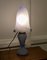Art Deco End of Day Blue Glass Lamp and Glass Shade, 1960s, Image 7