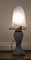 Art Deco End of Day Blue Glass Lamp and Glass Shade, 1960s, Image 2