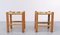 Vintage French Leather Strap Stools by Charlotte Perriand, 1978, Set of 2, Image 8