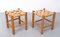 Vintage French Leather Strap Stools by Charlotte Perriand, 1978, Set of 2, Image 1