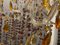 Großer Murano Kristall Kronleuchter, 1960er 18