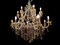 Large Murano Crystal Chandelier, 1960s, Image 3