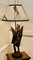 Afrikanische Senufo Vogel geschnitzte Holzskulpturenlampe 10