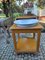 Art Deco Wooden Stand with Washing Bowl, 1920s 1