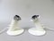 Small Space Age Table Lights in White, 1970s, Set of 2 12