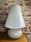 Italienische Vintage Lampe aus beigem Opalinglas, 1980er 1