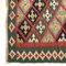 Alfombra Kilim de Anatolia vintage de tejido plano de lana, años 60, Imagen 4