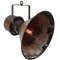 Lámpara colgante industrial Mid-Century de metal en marrón óxido, Imagen 4