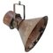 Mid-Century Industrial Rust Brown Metal Pendant Lamp, Image 1