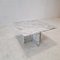 Italian Carrara Marble Coffee Table, 1980s, Image 5