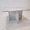 Tavolino da caffè in marmo di Carrara, Italia, anni '80, Immagine 9